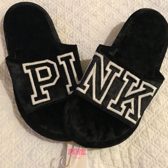 pink slippers victoria secret